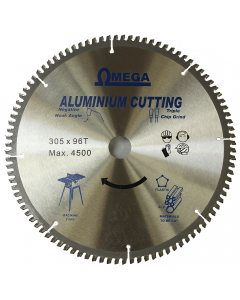 Aluminium Cutting Circular Saw Blade Triple Chip Ground (TCG) - Negative Hook